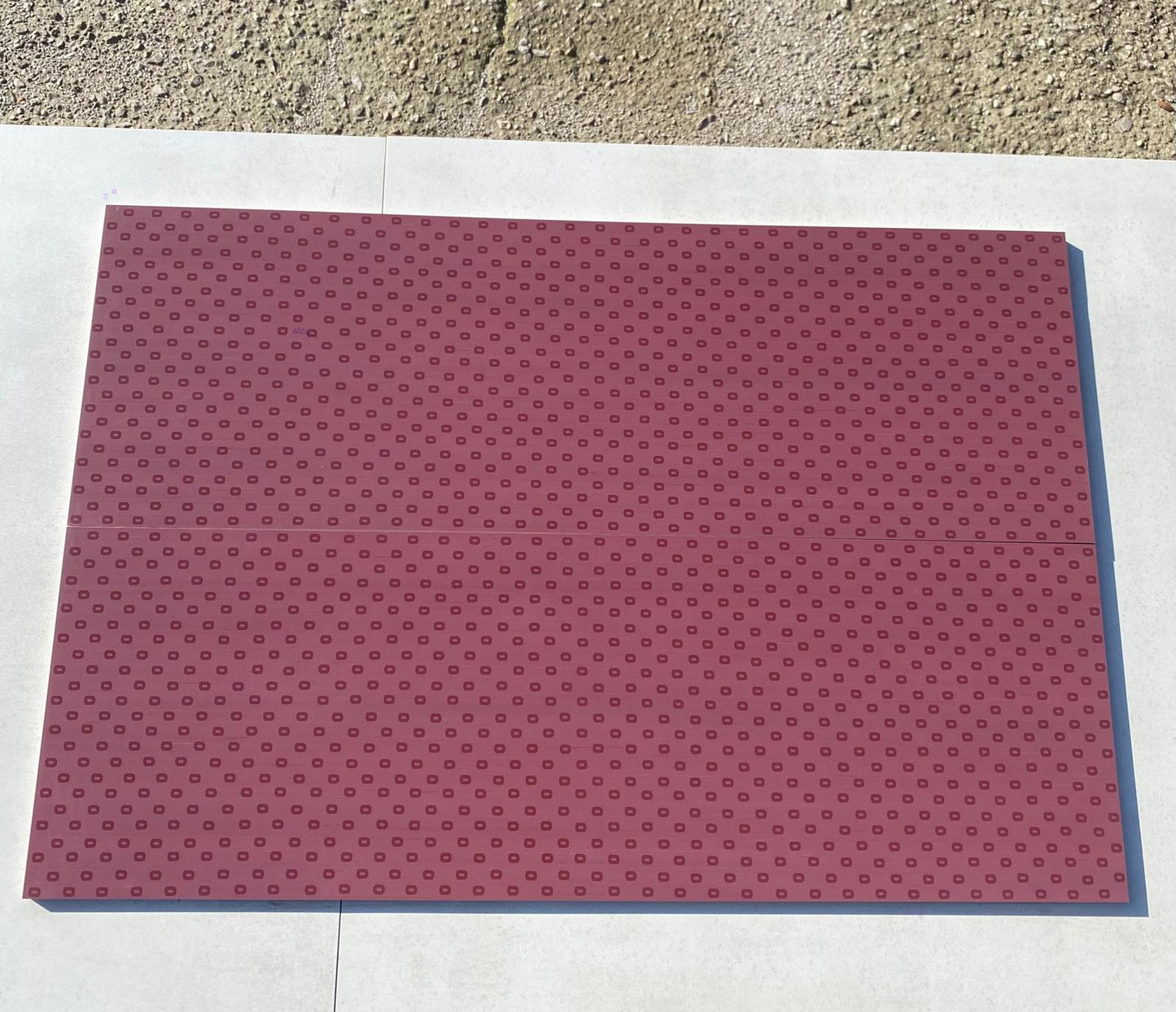 Piastrelle 30.5x91.5 D. Mono bod prugna decorato rettificato matt