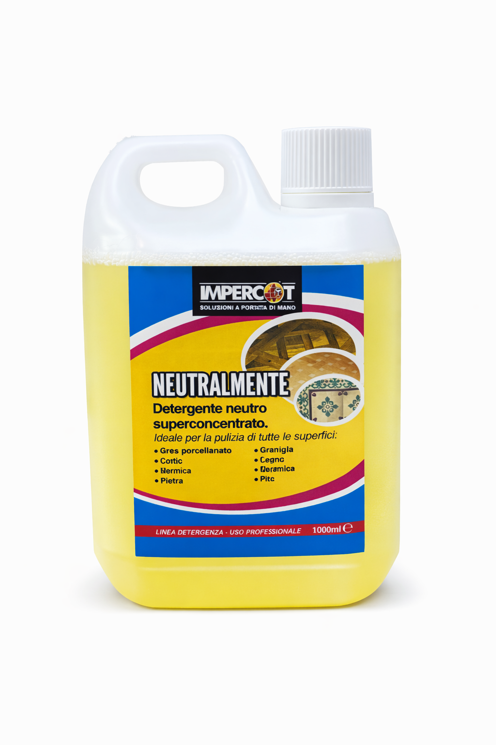 Neutralmente 1000 ml - Detergente professionale per la pulizia ordinaria dei pavimenti