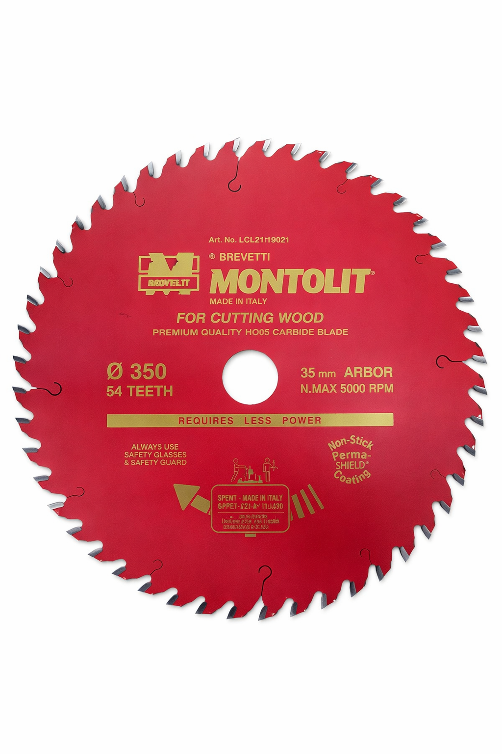 Disco per sega circolare per legno Montolit- Diametro 315-350