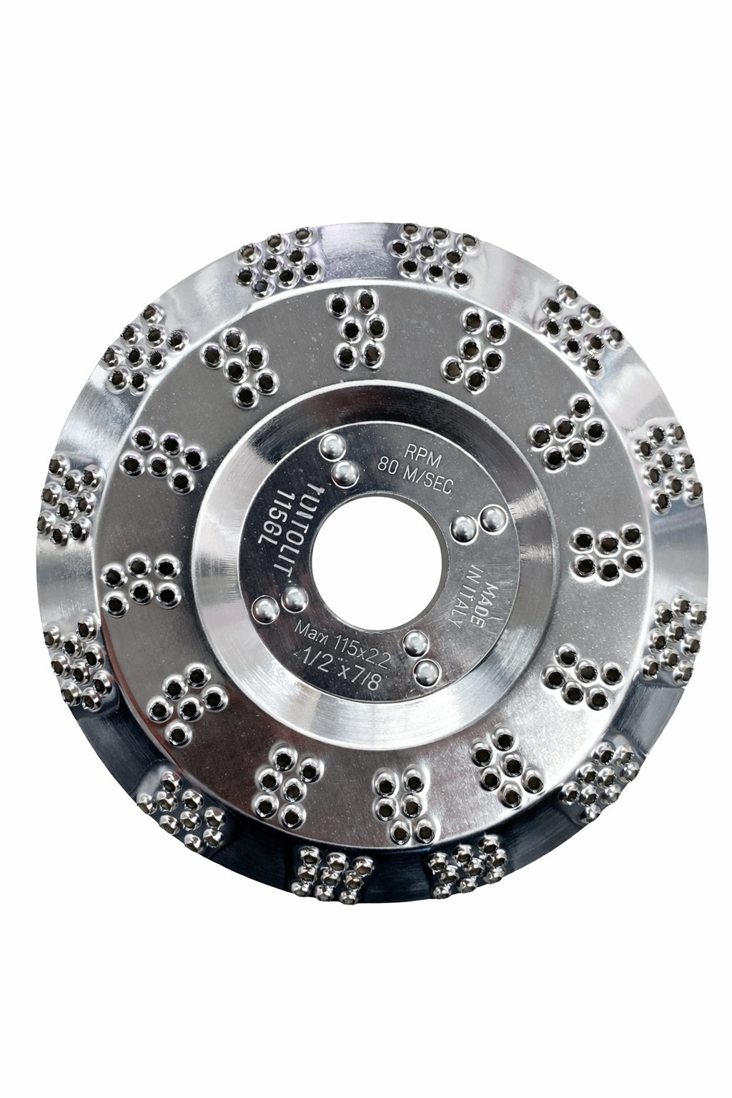 Disco abrasivo 115 mm Montolit - Per levigare PVC Legno Cartongesso
