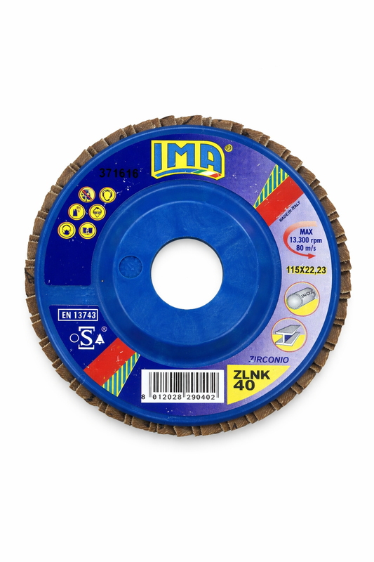 Disco lamellare - Diametro 115 - Grana 40-60-80-100-120