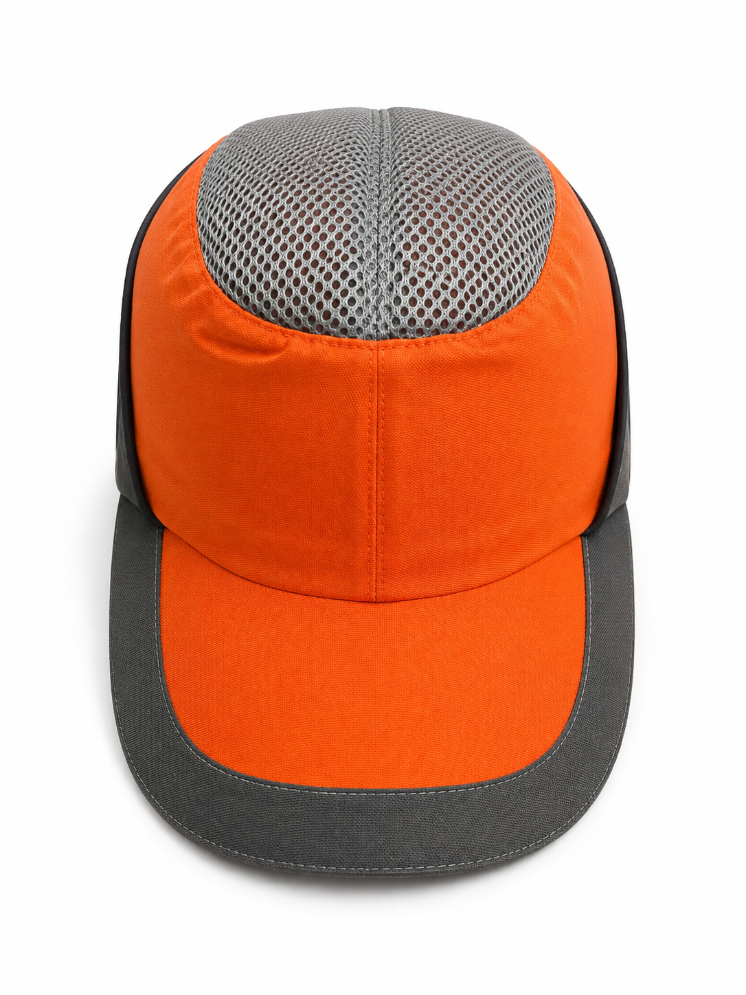 Panoply - Elmetto di Protezione da Cantiere Arancio Grigio – Casco Antinfortunistico Leggero e Resistente