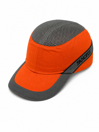 Panoply - Elmetto di Protezione da Cantiere Arancio Grigio – Casco Antinfortunistico Leggero e Resistente