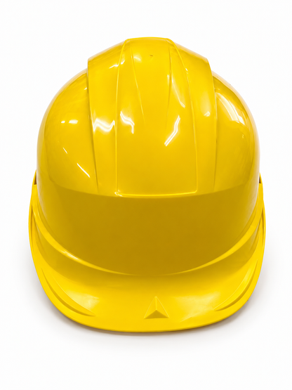 Venitex - Elmetto di Protezione da Cantiere Giallo – Casco di Sicurezza Regolabile per Edilizia, Industria e Lavori Professionali