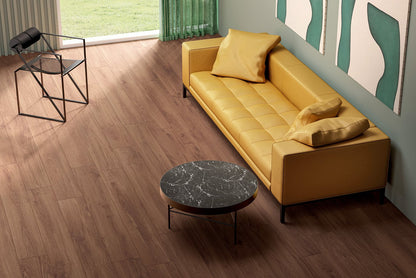 Piastrelle 20x120 Elisir bruno rettificato opaco