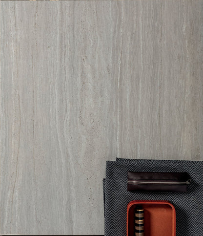 Piastrelle 60x60 Motif extra travertino grey rettificato glossy