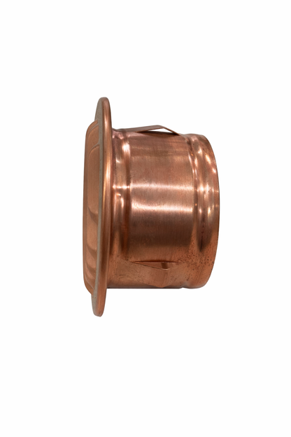 Griglia di areazione tonda - Rame- Alluminio-PVC - 60-80-100-120