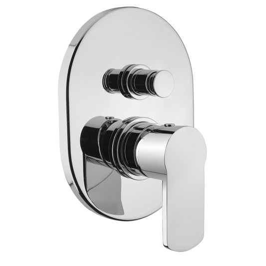 Miscelatore monocomando incasso doccia con deviatore a 2 vie Serie Glam