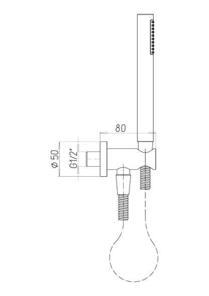 Kit duplex tondo con doccetta Jacuzzi