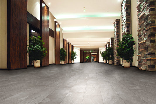 Piastrelle 61x121 Loop Grey rettificato matt