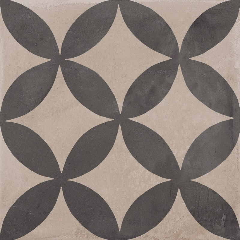Piastrelle 20x20 Serie Terra astro f bianco nero matt