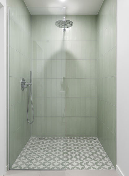 Piastrelle 20x20 Serie Terra art tea astro sm matt verde grigio bianco