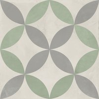 Piastrelle 20x20 Serie Terra art tea astro sm matt verde grigio bianco