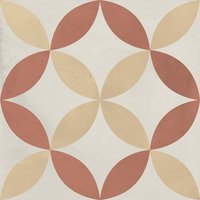 Piastrelle 20x20 Serie terra art astro tc matt giallo rosso bianco
