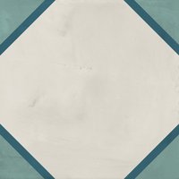 Piastrelle 20x20 Serie terra art ottagono oc matt blu verde bianco
