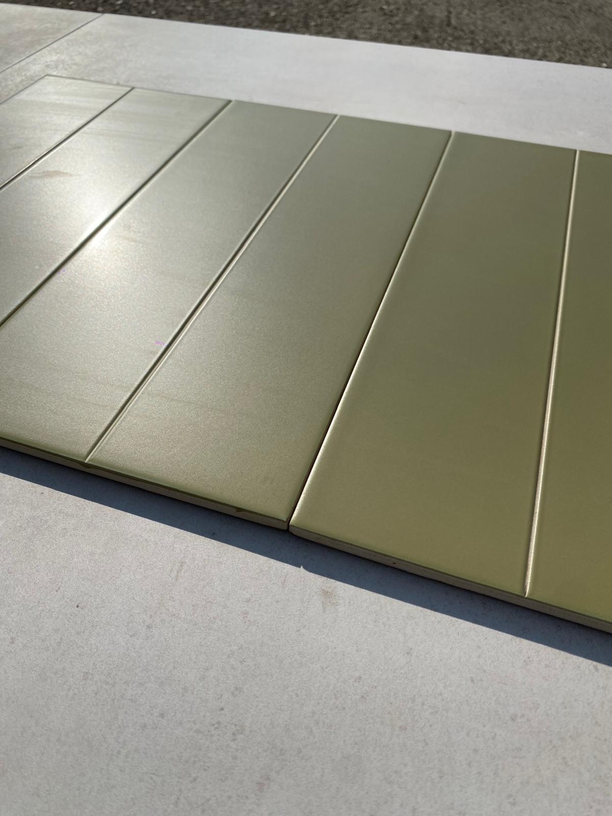 Piastrelle 20x40 Verde oliva preinciso