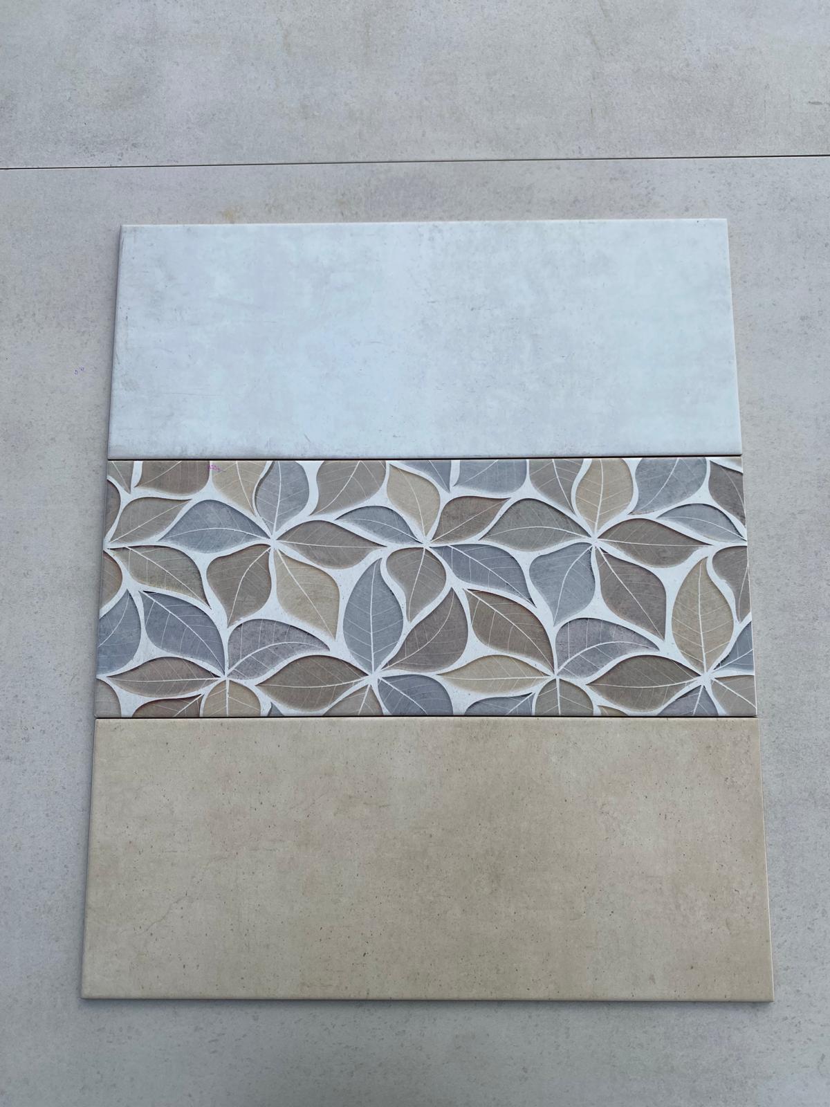Piastrelle 20x50 Flora avorio
