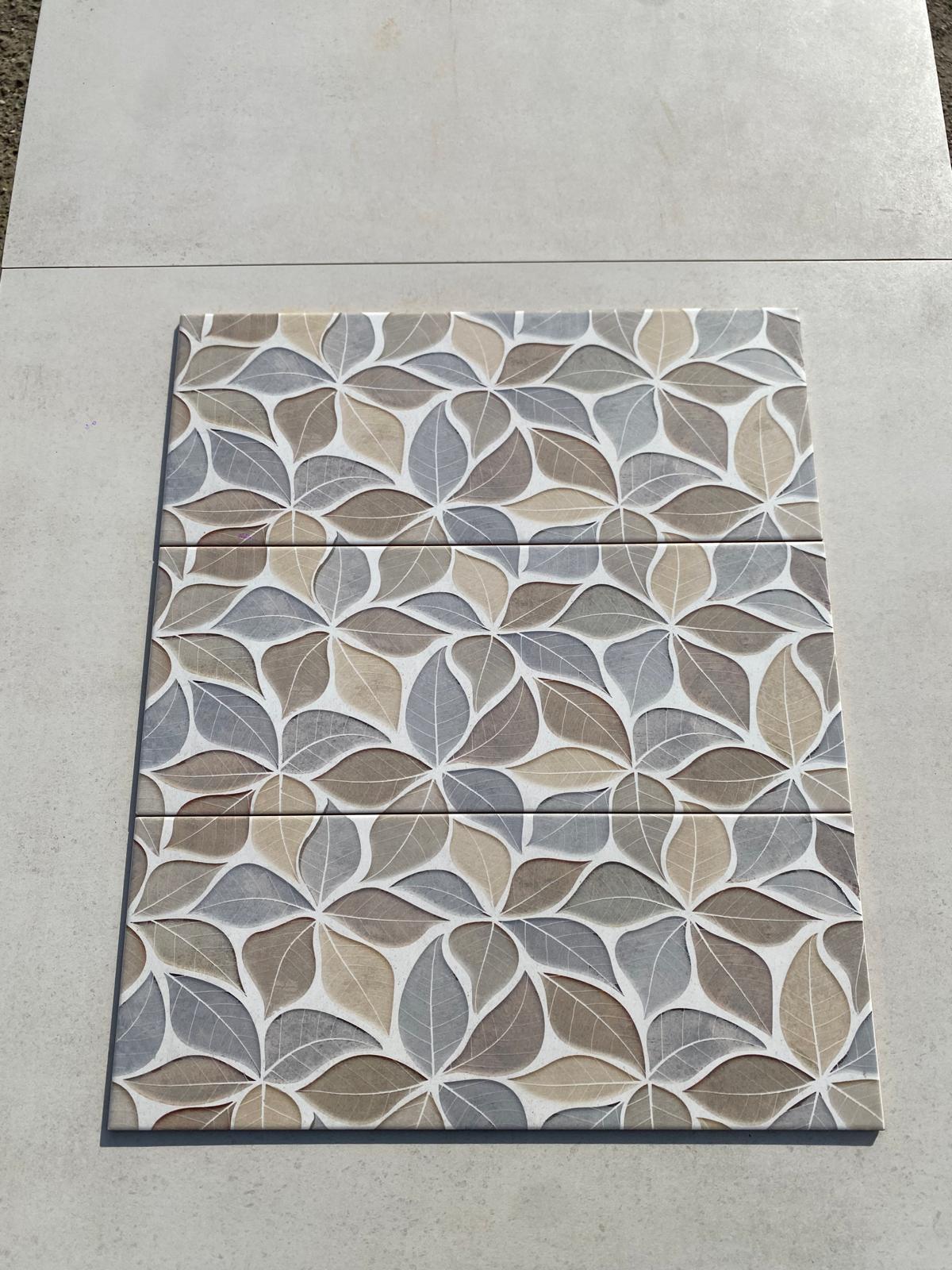 Piastrelle 20x50 Flora decoro foglie