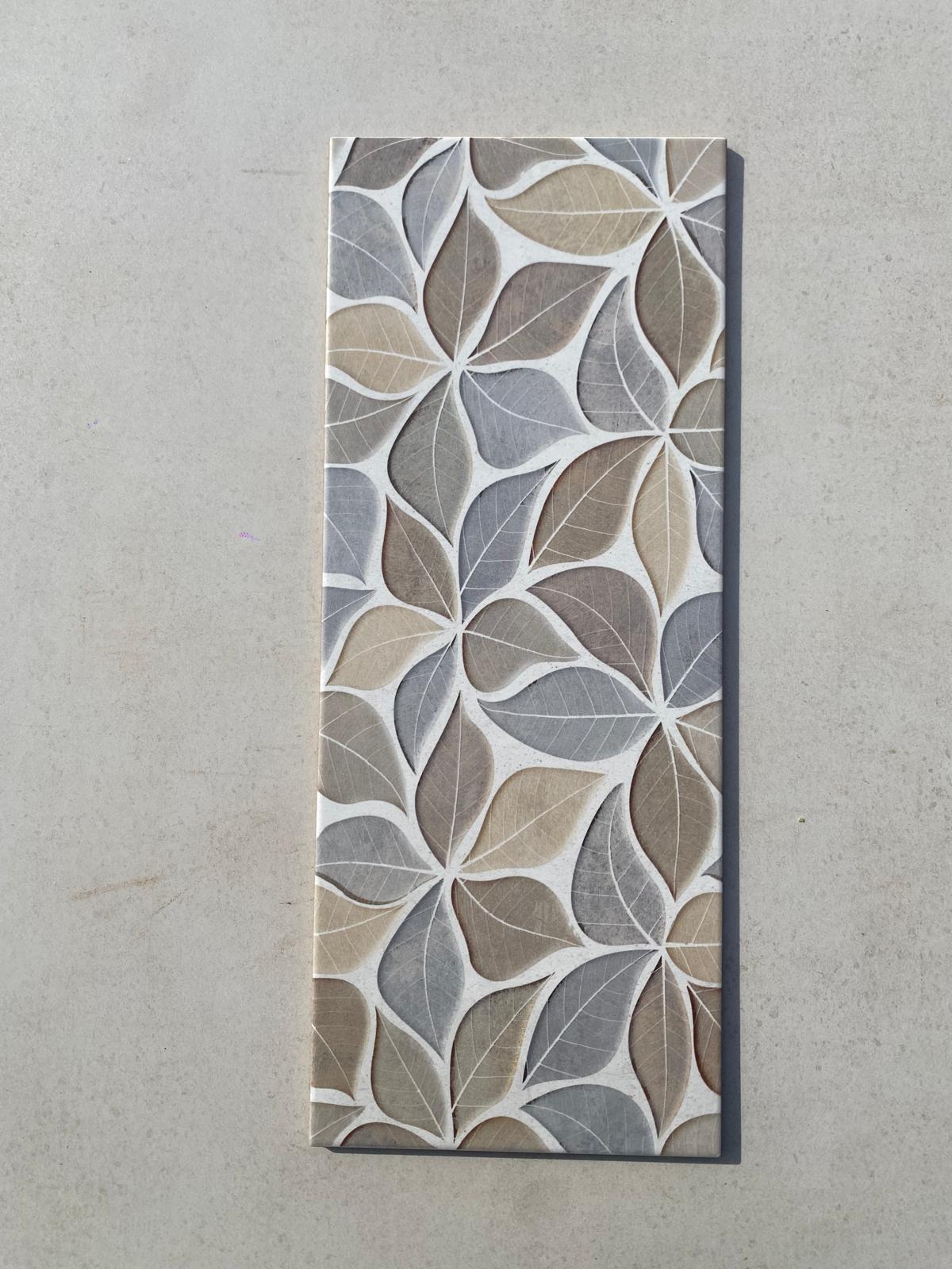 Piastrelle 20x50 Flora decoro foglie