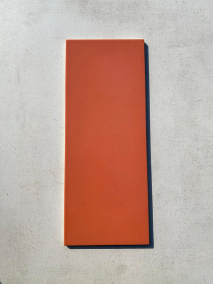 Piastrelle 20x50 Tiffany corallo fondo arancione lucido