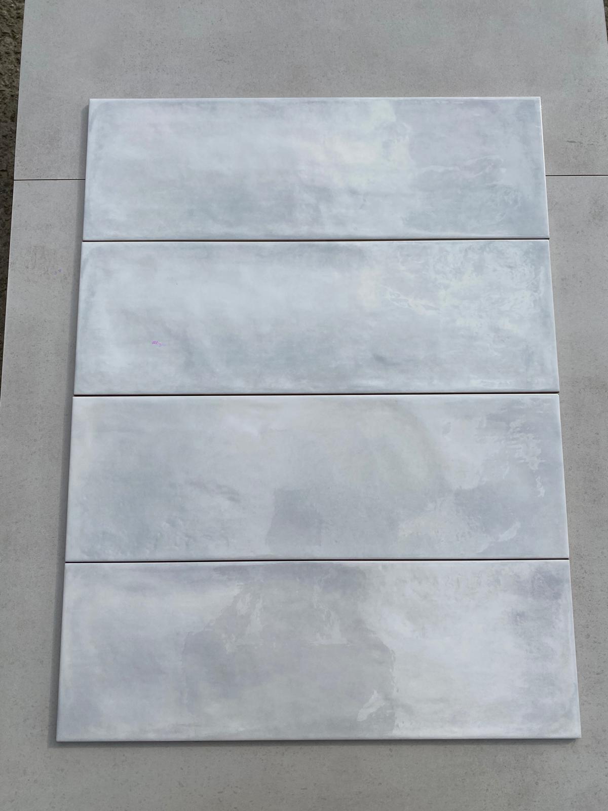 Piastrelle 20x60 Shades bianco lucido