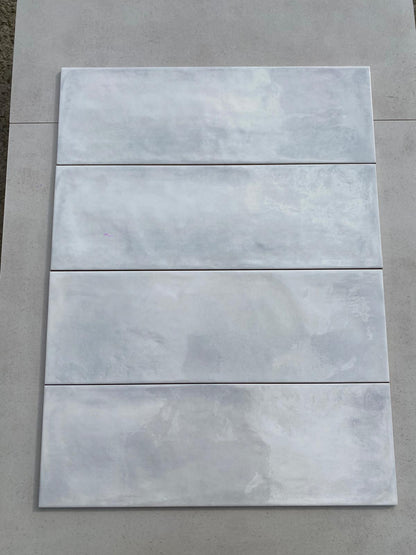 Piastrelle 20x60 Shades bianco lucido