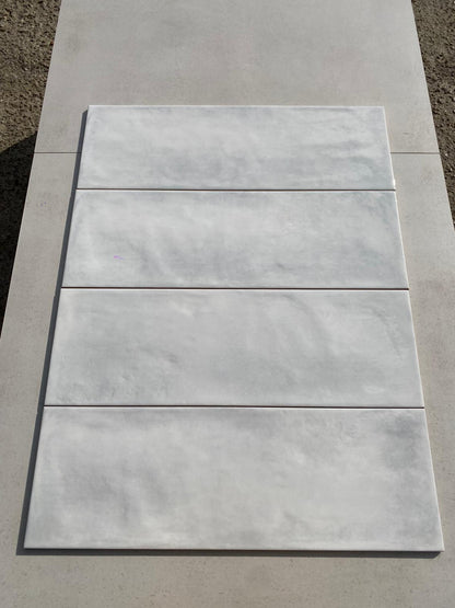 Piastrelle 20x60 Shades bianco lucido