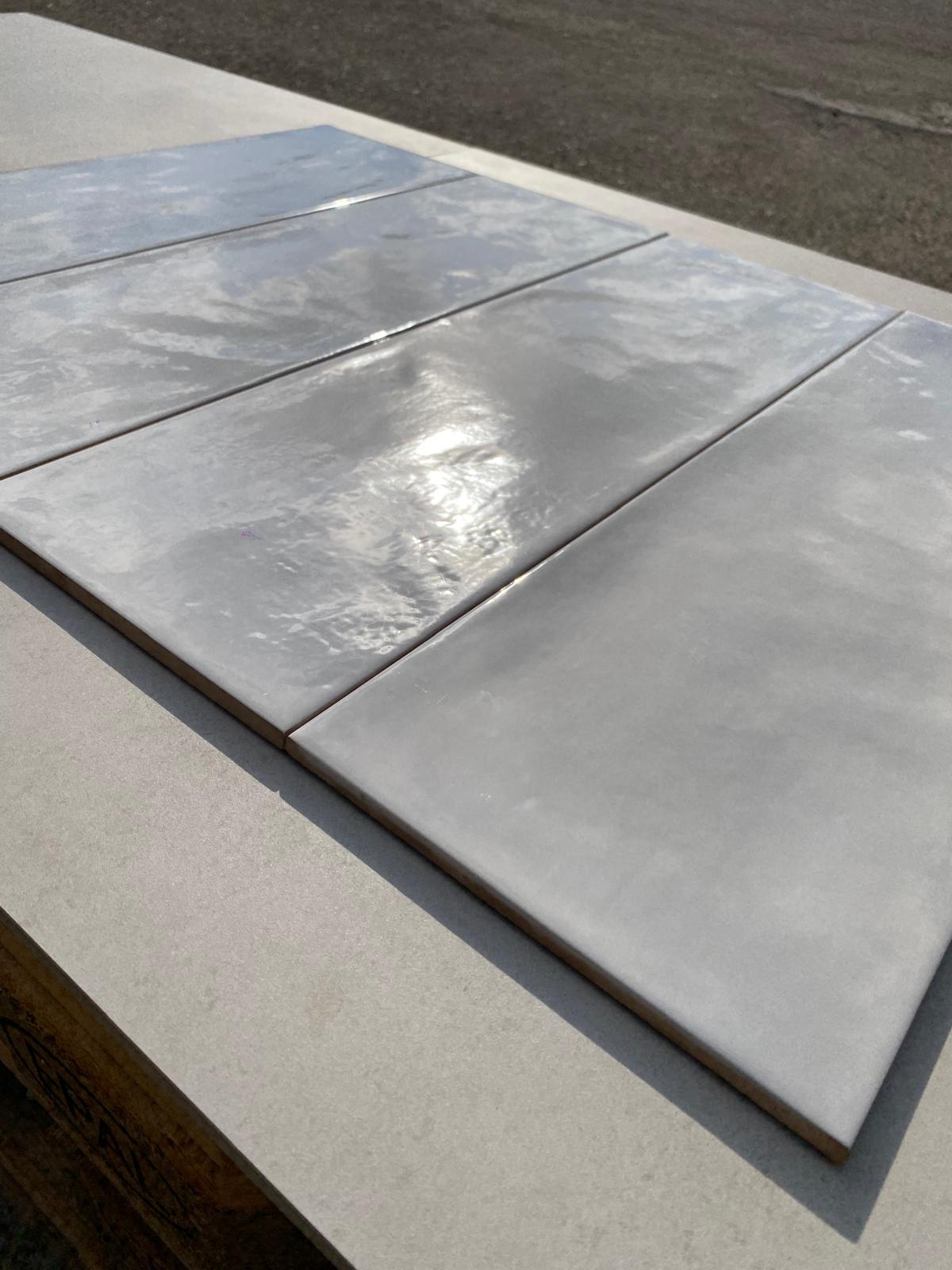 Piastrelle 20x60 Shades bianco lucido