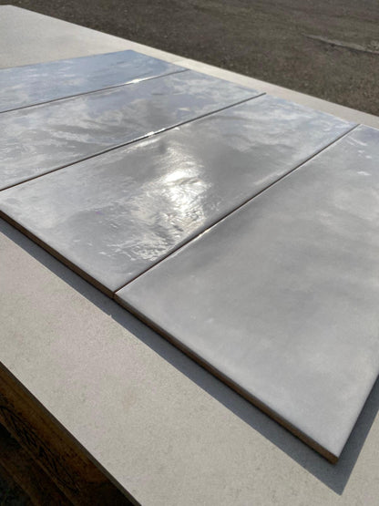 Piastrelle 20x60 Shades bianco lucido