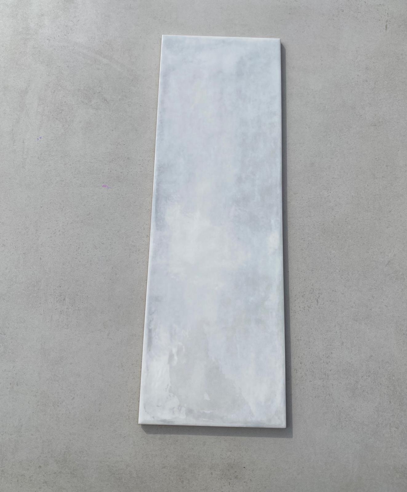 Piastrelle 20x60 Shades bianco lucido