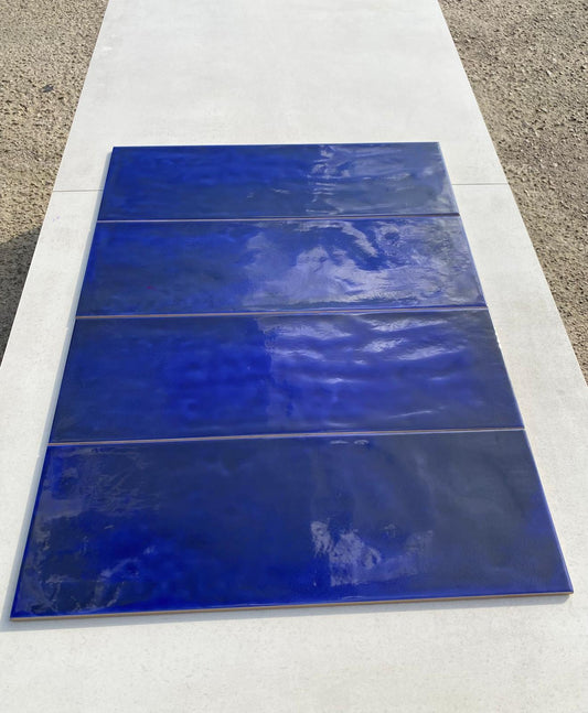 Piastrelle Shades blu lucido