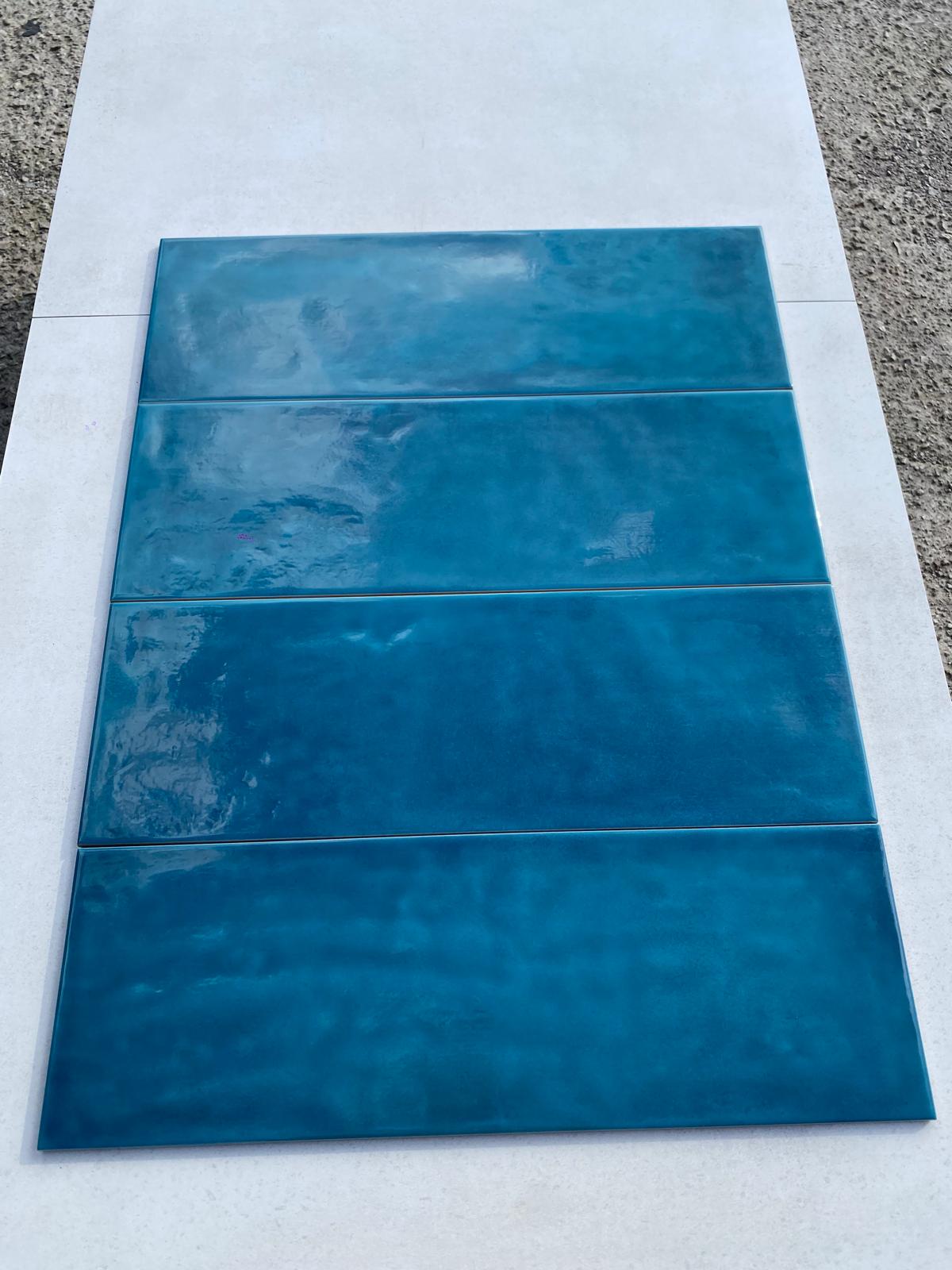 Piastrelle 20x60 Shades ottanio lucido