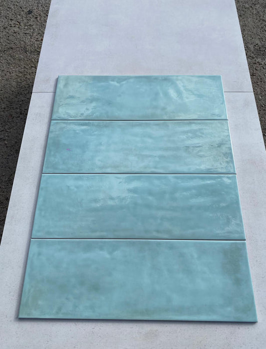 Piastrelle 20x60 Shades verde chiaro lucido