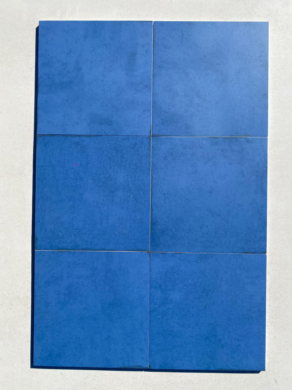 Piastrelle 22x22 Storie d'Italia blu matt rettificato