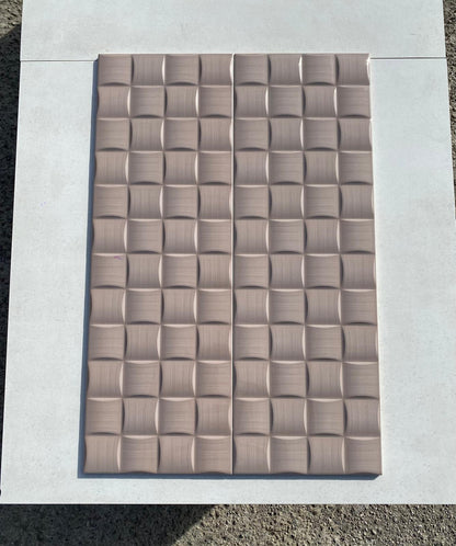 Piastrelle 25x75 Linear dama fango lucido