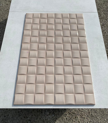 Piastrelle 25x75 Linear dama nocciola lucido
