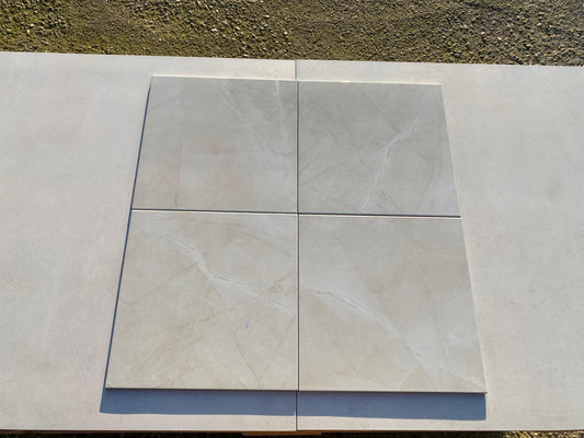 Piastrelle 33x33 Pulpis beige lucido marmo