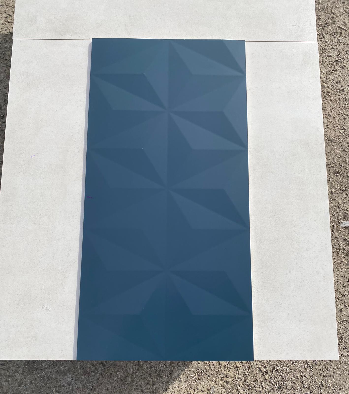 Piastrelle 40x80 Serie 4D blu diamantato mat rettificato