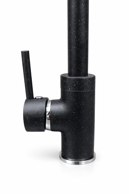 Miscelatore monocomando lavello cucina Stilo bianco-nero granito GB-GN