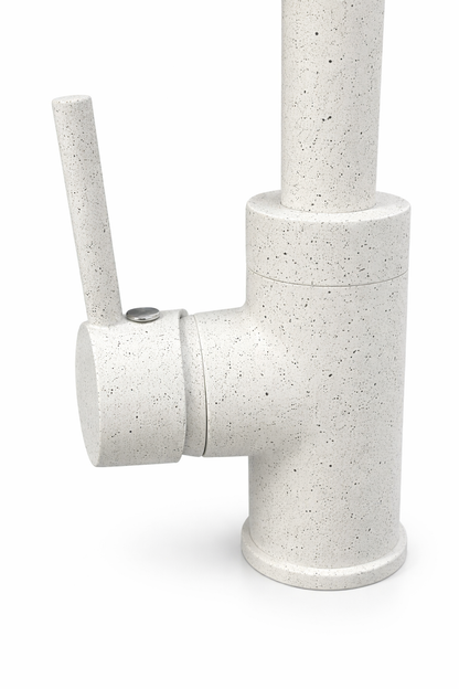 Miscelatore monocomando lavello cucina Stilo bianco-nero granito GB-GN