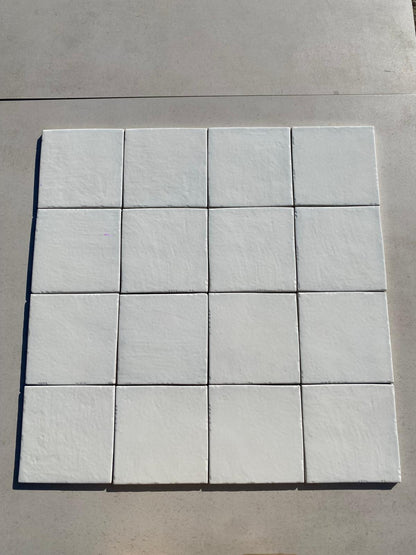 Piastrelle 15x15 Amalfi bianco azzurro lucido