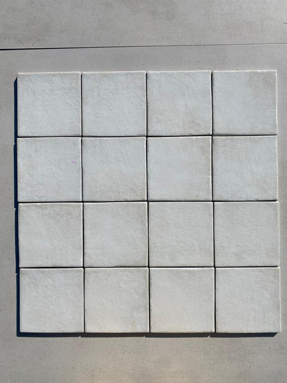 Piastrelle 15x15 Perla di baia avorio lucido