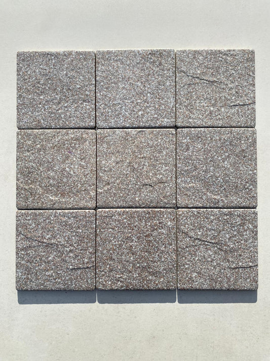 Piastrelle 15x15 Porfido grigio tono R535 pietra da esterno