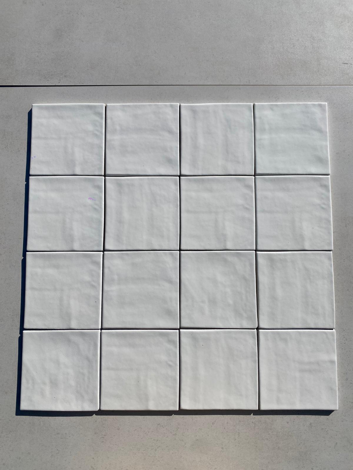 Piastrelle 15x15 Epoque bianco opaco