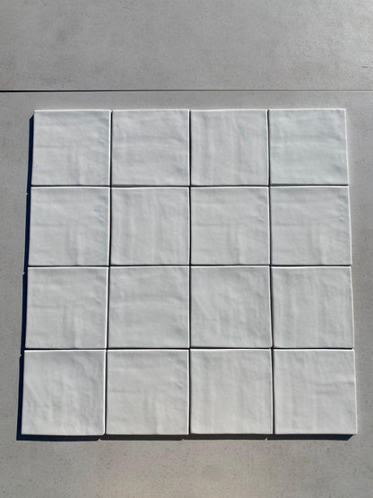 Piastrelle 15x15 Epoque bianco opaco