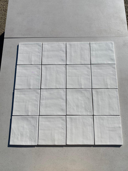 Piastrelle 15x15 Epoque bianco opaco