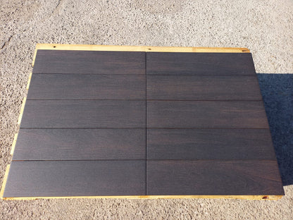 Piastrelle 15x60 Easy wood wengè R11 marrone scuro da esterno
