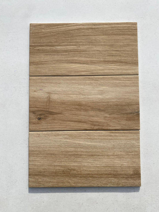 Piastrelle 16.5x33.5 Miele beige da esterno R9