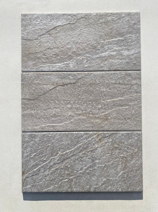 Piastrelle 20x40 Fiordi grigio pietra da esterno R11