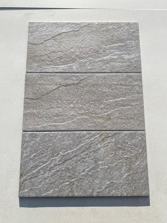 Piastrelle 20x40 Fiordi grigio pietra da esterno R11